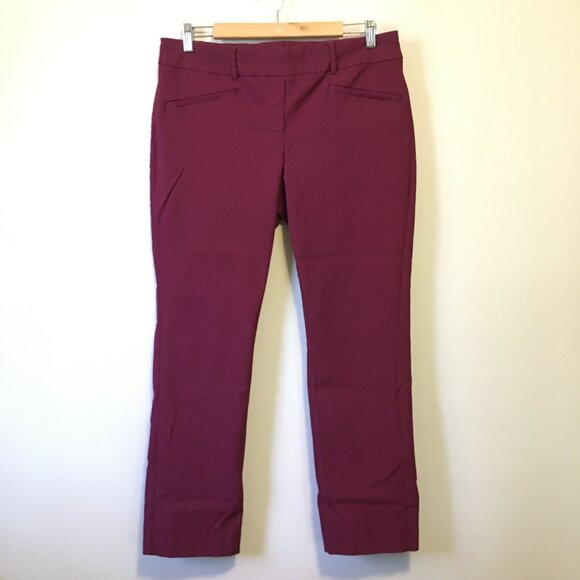 Oxblood Red Trouser Dress Pants Size 18P - Picture 7 of 16